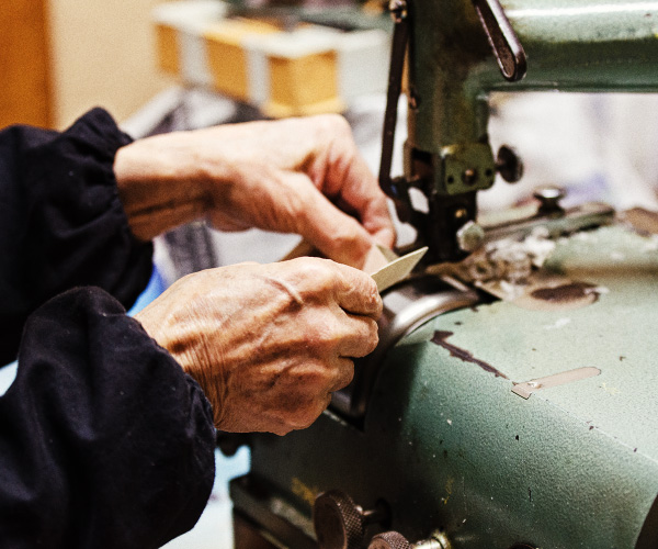 職人の手元